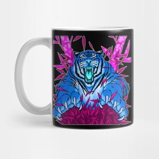 Blue Wild Tiger Mug